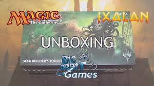 Build and analyze your mtg deck. Magic The Gathering Ixalan Deckbuilder S Toolkit Unboxing Youtube