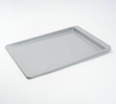 Although there technically are differences, these terms are often used (cookie sheets will have one or two raised edges so that the cookies can slide off the other sides. Kitchenaid Set Of 2 13 X 18 Cookie Slider Pans Qvc Com