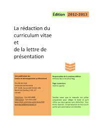 Je me permets de vous adresser ma candidature pour intégrer votre formation master 2 professionnel aude : La Redaction Du Curriculum Vitae Et De La Lettre De Presentation 2013 By Martine Bouthillier Issuu