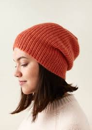 Jersey knits are soft, stretchy, and so versatile. Classic Ribbed Hat Purl Soho