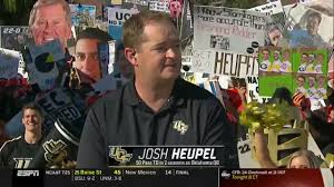 Josh heupel is set to become head coach at tennessee. College Gameday Ucf Head Coach Josh Heupel Joins Maria Taylor On Set Youtube