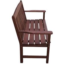 Woodlands Outdoor Furniture Luneburg 2 Seater Shorea Wood Outdoor Bench Reviews Temple Webster Outdoor Chairs Outdoor Bench Shorea