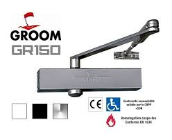 Ferme Porte Gr150 Bras Standard Noir Force 2 4 Groom 150115 Porte Ferme Groom De Porte Quincaillerie De Porte