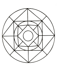 If you have a project that calls for several of the same pattern over and over here s a full page of medium and smaller circles. Square And Circle Geometric Coloring Page Free Printable Coloring Pages For Kids