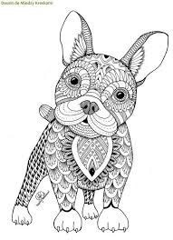 Dessin Coloriage Bouledogue Francais Coloriage Anti Stress Galerie In 2020 Mandala Coloring Pages Animal Coloring Pages Dog Coloring Page