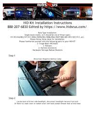 And the low cost is still appealing—although the cost. Hid Kit Installation Instructions Without Relay