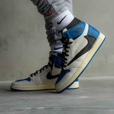 Объявления по запросу «jordan 1 cactus jack» в россии. Travis Scott In A Fragment Design Like Air Jordan 1 High Cactus Jack Royal Grailify