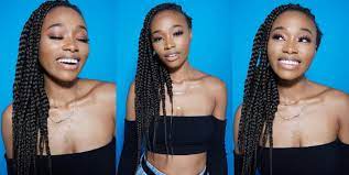 Curly box braids are a new and fun way to change your hairstyle in a flash. How To Do Box Braids Yourself An At Home Video Tutorial For Beginners