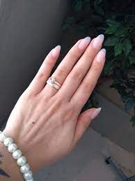 Almond Natural Light Pink Matte Acrylic Nails Matte Acrylic Nails Nail Colors Acrylic Nails