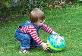 When working on kicking, catching and throwing with your toddler, be sure not to limit your play to balls only. Toddler Milestones How Does Throwing Catching Help Development