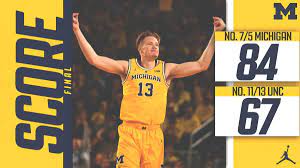 Michigan Men S Basketball Umichbball Twitter Sports Graphic Design Sports Design Inspiration Sports Design