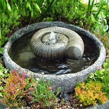 Find stone for outdoor water features and bubblers, plus pond liners and pond supplies. Lucas Stone Water Features Large Ammonite Fountain Birstall