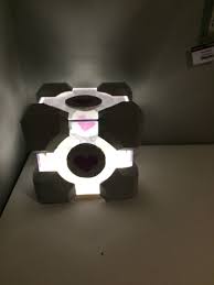Portal2 Companion Cube From Ikea Synas Led Cube Companion Cube Cube Decor