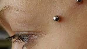 A curved barbell is used for this one. Piercing Rejection Signs Prevention And How To Stop It