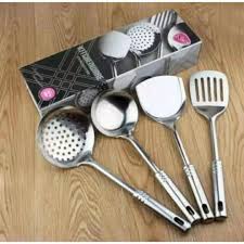 Berdiri sejak 2002, sachiko dikenal dengan koleksi produk blender. Alat Dapur Peralatan Masak Satu Set 4 In 1 Alat Rumah Tangga Dapur Centong Sayur Spatula Stainless Lazada Indonesia