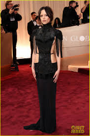 Jenna Ortega Shows Some Skin at Golden Globes 2026