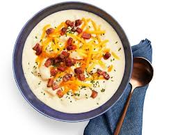 Almost Famous Baked Potato Soup Recipe Food Network Recipes Baked Potato Soup Baked Potato Soup Recipe