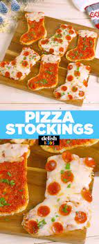 Pizza Stockings Recipe Xmas Food Christmas Cooking Christmas Pizza