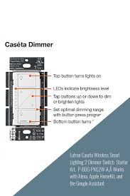 Lutron Caseta Wireless Smart Lighting 2 Dimmer Switch Starter Kit P Bdg Pkg2w A A Works With Alexa Apple Homekit And Th Smart Lighting Dimmer Switch Lutron