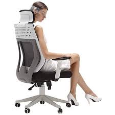 Amazon Com Hbada Ergonomic Office Chair High Back Adjustable Desk Chair Mesh Swivel Computer Chair With Hea Ergonomic Office Chair Desk Chair Office Chair
