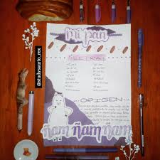 Mi Pam Su Su Su Bullet Journal Journal
