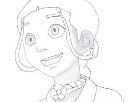 Download or print this amazing coloring page: Avatar The Last Airbender Kitara Coloring Pages Learny Kids