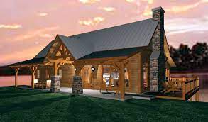 An independent engineering firm should be consulted to verify use and loading. An Open Concept Timber Frame Design For A Family Cabin