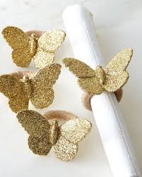 These sparkly napkin rings will add glamour and glitz to any holiday table. 77 Diy Napkin Rings Ideas Napkin Rings Napkin Rings Diy Diy Napkins