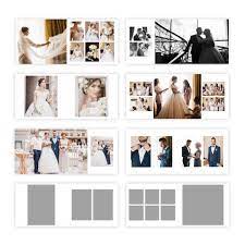 Wedding Album Template Classic Layout Psd 8 X 96 28 Etsy Wedding Album Templates Wedding Album Layout Wedding Album Design