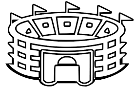 Black And White Blanket Clipart Stadium Outline Outline Stadium Blankets Stadium