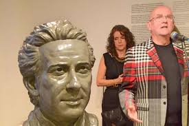 Bangor's Pontio Arts and Innovation Centre unveils sculpture in memory of  Wilbert Lloyd Roberts