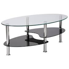 Carnegy Avenue Clear Stainless Steel Coffee Table Steel Coffee Table Coffee Table Contemporary Glass Coffee Tables