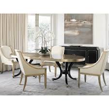 This Dining Room Table Makes A Dramatic Impression Thanks To Its Modern Mix Of Finishes And Interesting Geo Luxury Dining Room Classic Dining Room Dining Table