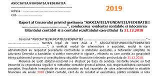 Reinvent consulting1 august 20181 august 2018no comments contabilitate ong. Raport Cenzor Cenzori Pentru BilanÈ Contabil La 31 12 2018 AsociaÈii FundaÈii FederaÈii Ong Uri Model Editabil Cabinetexpert Ro Blog Contabilitate