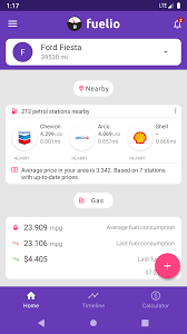 Helping to save a huge amount of money. Fuelio Fuel Log Mileage And Costs Tracker For Android