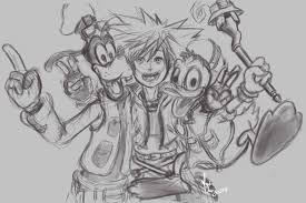 It's a world of monsters, so a simple taking fashion tips from jack sparrow himself, sora wears a pirate hat and captain dregs in surprisingly high resolution! Artstation Sora Donald And Goofy Kingdom Hearts An Dre 2b