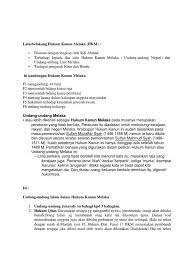 Jurnal ilmu hukum terbit tiga nomor dalam setahun (april, agustus, dan desember). Hukum Kanun Melaka