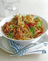 Nouilles Sautees Au Poulet Et Au Sesame Recette Nouilles Sautees Nouilles Sautees Poulet Recette Asiatique Facile