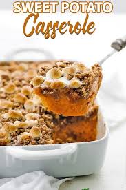 Sweet Potato Casserole Recipe With Marshmallow An Pecan Streusel This Delicious Casserole R Sweet Potato Casserole Potatoe Casserole Recipes Yummy Casseroles