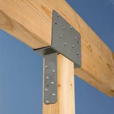 Simpson Strong Tie 4 In X 6 In 7 Gauge Column Cap With Sds Screws Ccq46sds2 5 The Home Depot Timber Framing Beams Pergola Attached To House