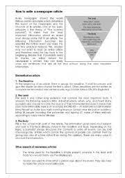 Newspaper articles may also appear on discontinuous pages (for example, an article which begins on the front page but continues on page 20). How To Write A Newspaper Article Newspaper Article School Newsletter Template Article Writing