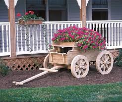 Buckboard Planter Wagon Woodworking Plans Plans Woodworking Project Wood Planters Country Garden Decor Wheelbarrow Planter