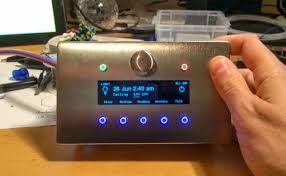Watch This Mat Smith S Diy Arduino Home Automation Control Panel Arduino Home Automation Home Automation Home Automation System