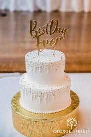 A wedding cake doesn't need multiple tiers to make a statement. Resources How To Pick Your Wedding Cake