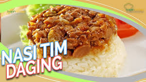 Tutup dan kukus tim telur daging sampai setengah matang. Resep Nasi Tim Daging Bikin Keluarga Semangat Di Hari Senin Youtube