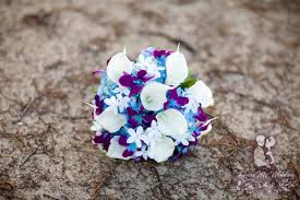 Buy orchid wedding bouquet and get the best deals at the lowest prices on ebay! Dress My Wedding Purple Blue Galaxy Orchid And Calla Lily Bridal Bouquet Stephanotis Turquoise Purple Calla Lily Bouquet With Hydrangeas