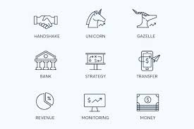 78 Fintech Line Icons Finance Personal Finance Books Finance Icons
