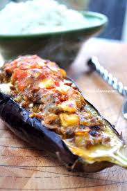 Aubergines Farcies A La Viande Hachee Recettes Hanane Recettes De Cuisine Aubergines Farcies Recette Aubergine Farcie