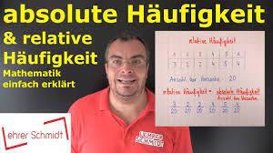 Die anzahl der versuchsdurchgänge wird über die variable $n$ beschrieben. Absolute Haufigkeit Relative Haufigkeit Wahrscheinlichkeit Einfach Erklart Lehrerschmidt Youtube