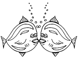 One of our viewers wrote: Kissing Fish With Bubbles Coloring Pages Download Print Online Coloring Pages For Free Color Nimbus